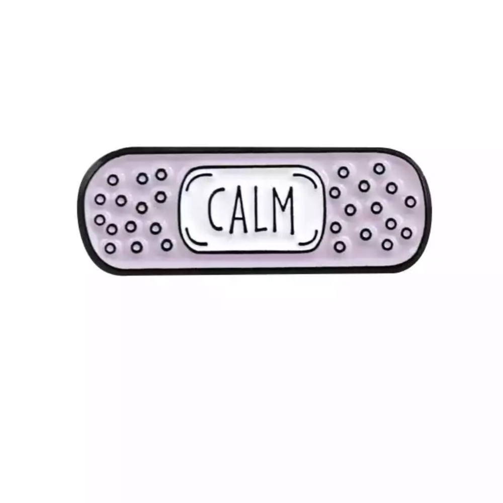 1 LEFT‼️ 2pcs Mental Health Self Care Bandaid Enamel Pins Set - Picture 2 of 12